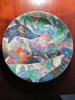 KUNST OP TAFEL Bord doorsn 30,5 Dolfijnen decoratie € 15, Antiek en Kunst, Ophalen of Verzenden