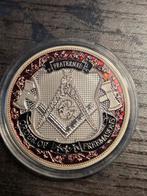 Vrijmetselaars Gedenkmunt - Fraternal Order, Ophalen of Verzenden, Nieuw