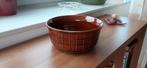Vintage Schaal kleur bruin in nieuwstaat, Ophalen of Verzenden