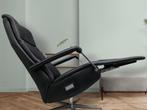 Montel XL relaxfauteuil+accu elektrische relax stoel leer, Huis en Inrichting, Fauteuils, Ophalen, Zo goed als nieuw, Leer, 50 tot 75 cm