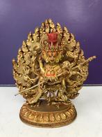 Goldface Chakrasamvara Yabyum Brons beeld, Ophalen of Verzenden