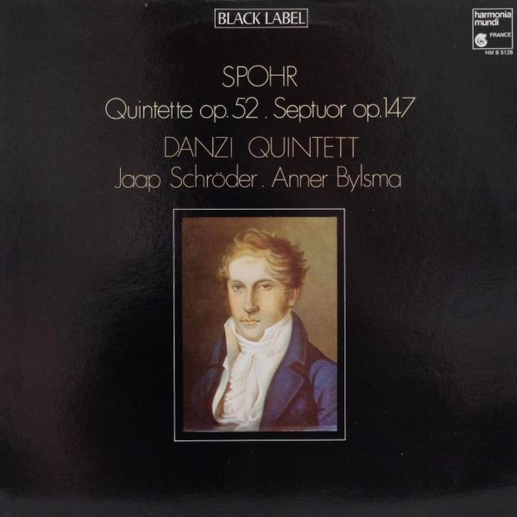 Spohr Danzi Quintett Anner Bylsma – Quintette Op.52, Cd's en Dvd's, Vinyl | Klassiek, Zo goed als nieuw, Classicisme, Kamermuziek