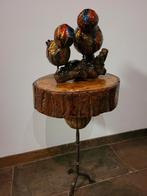 Uniek boomstam tafeltje, Minder dan 45 cm, Minder dan 55 cm, Gebruikt, Rustiek