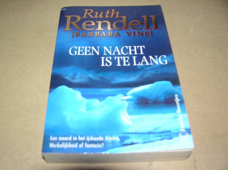 Geen Nacht Is Te Lang -Ruth Rendell(Barbara Vine), Boeken, Thrillers, Zo goed als nieuw, Europa overig, Ophalen of Verzenden