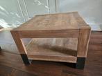 Houten salon/bijzettafel (60x60x40), Ophalen, 50 tot 100 cm, Vierkant, 50 tot 100 cm