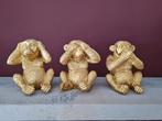 Gouden apen * horen/zien/zwijgen * Impuls, Ophalen of Verzenden, Zo goed als nieuw, Dier