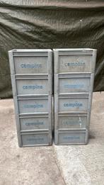 Campina  vintage plastic voorraad bakken, Ophalen, Nvt, Nvt, Nvt