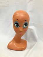 Twiggy vintage etalagepophoofd of mannequinhoofd, Ophalen of Verzenden, Gebruikt