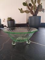 Uranium schaal, Huis en Inrichting, Ophalen of Verzenden, Zo goed als nieuw, Rond, Glas