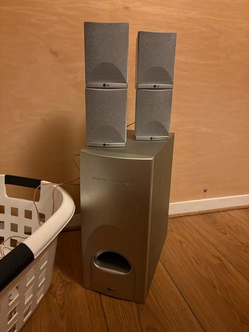 LG 5.1 Surround Sound Systeem, Audio, Tv en Foto, Luidsprekers, Gebruikt, Complete surroundset, Minder dan 60 watt, Overige merken