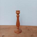 Houten kandelaar Woodturner, Huis en Inrichting, Gebruikt, Bruin, Ophalen of Verzenden, Hout