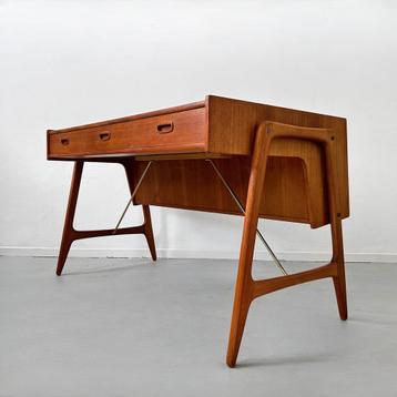 Vintage Deens design bureau teak Arne Wahl Iversen 1960’s