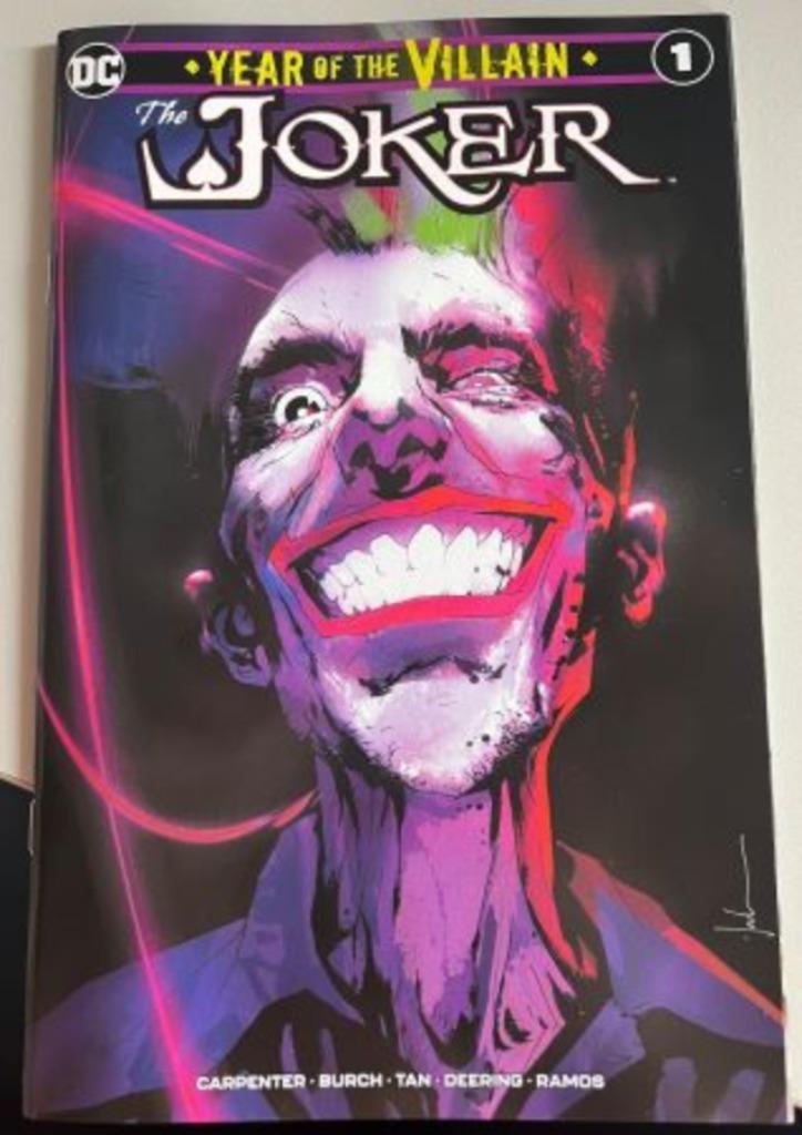 The Joker Year of the Villain #1 Jock Forbidden Planet varia, Boeken, Strips | Comics, Nieuw, Eén comic, Amerika, Ophalen of Verzenden
