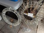Ronde kerst kransen kerstverlichting voor binnen en buiten., Diversen, Kerst, Ophalen of Verzenden, Zo goed als nieuw