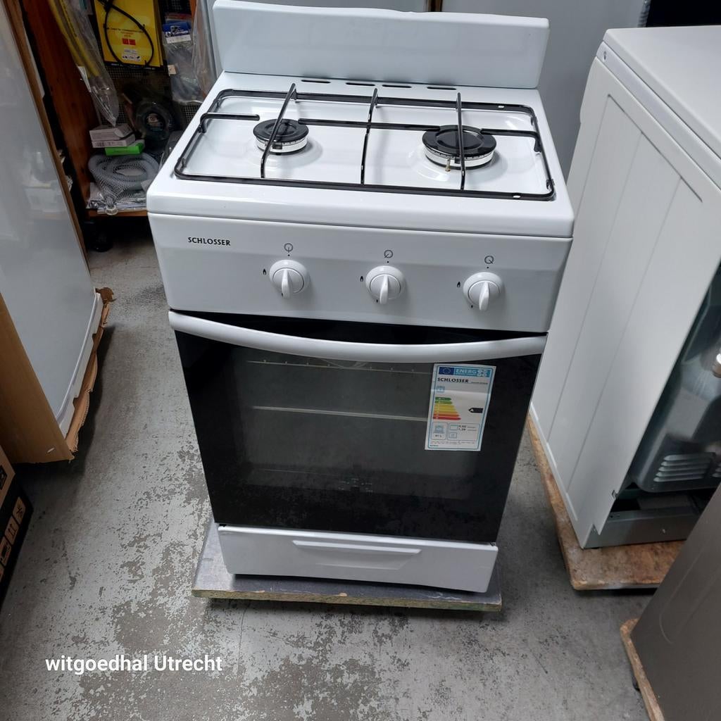 Gasfornuis op butaanfles, Witgoed en Apparatuur, Fornuizen, Zo goed als nieuw, Vrijstaand, Gas, 4 kookzones, Minder dan 85 cm