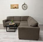 Hoekbank taupgrijs - Bezorging mogelijk, 125 cm of meer, 125 cm of meer, Ophalen of Verzenden, Zo goed als nieuw