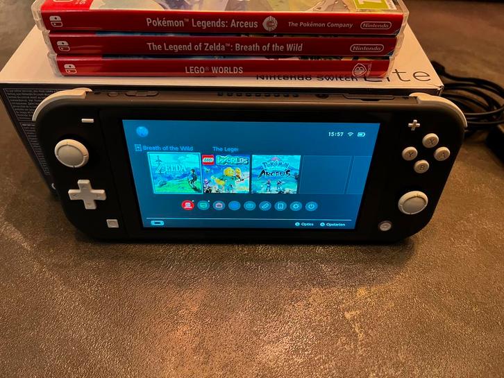 Nintendo Switch Lite., Spelcomputers en Games, Spelcomputers | Nintendo Switch, Zo goed als nieuw, Switch 2019 Upgrade, Zonder controller