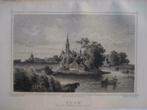 030 / Edam   Staalgravure 1860, Ophalen of Verzenden