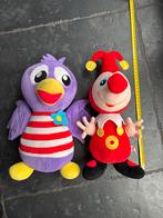 Grote knuffels Efteling Jokie en Jet - 30 en 34 cm, Ophalen, Zo goed als nieuw, Beeldje of Poppetje