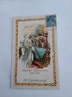 HARTELIJK GEFELICITEERD  MET UW H. COMMUNIE 1921, Verzamelen, Ansichtkaarten | Themakaarten, Ophalen of Verzenden, 1920 tot 1940