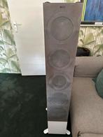 Kef geluidspeakers hoge witte boxen, Audio, Tv en Foto, Luidsprekers, Zo goed als nieuw, 120 watt of meer, Front, Rear of Stereo speakers