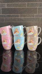 6 grote mokken van pip studio floral, Huis en Inrichting, Keuken | Servies, Ophalen, Gebruikt, Overige stijlen, Kop(pen) en/of Schotel(s)