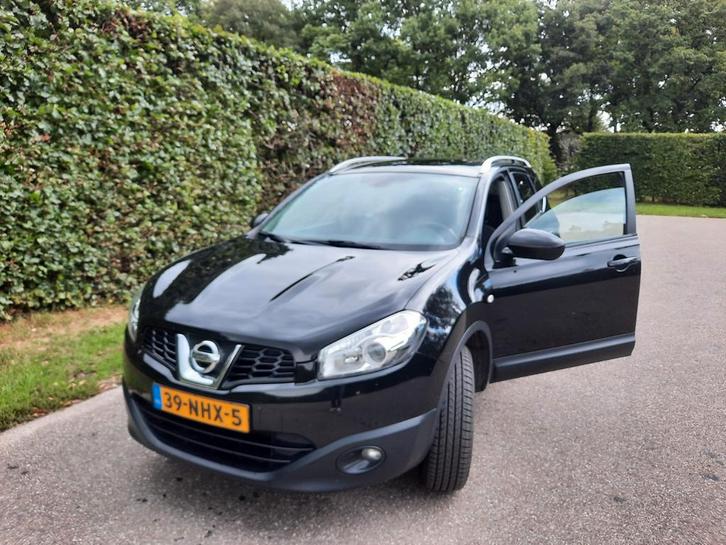 Nissan Qashqai+2 2.0 2WD 2010 Zwart, Auto's, Nissan, Particulier, Qashqai+2, Benzine, D, SUV of Terreinwagen, Handgeschakeld, Origineel Nederlands