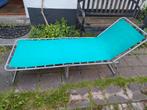 Vintage ligbed, Tuin en Terras, Ophalen of Verzenden, Gebruikt, Aluminium