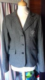 Fishbone colbert jasje grijs, wit streepje Mt M. 7,50, Kleding | Dames, Maat 38/40 (M), Fishbone, Ophalen of Verzenden, Grijs