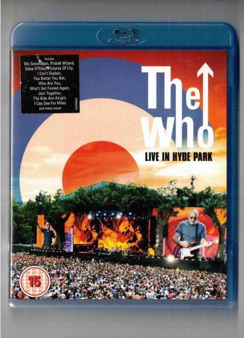 THE WHO Blu-ray Live in Hyde Park, Cd's en Dvd's, Blu-ray, Gebruikt, Muziek en Concerten, Ophalen of Verzenden