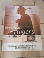 Reclame poster Drum Halfzware Shag 98x77cm, Ophalen of Verzenden, Zo goed als nieuw, Film en Tv