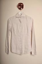 CAVALLARO prachtig slimfit shirt linnen/katoen 34 Wpr € 100,, Verzenden, Beige, Cavallaro, Zo goed als nieuw