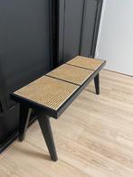 Westwing rotan bijzet bankje, Huis en Inrichting, Banken | Voetenbanken en Poefen, Ophalen, Zo goed als nieuw, Rechthoekig, Minder dan 50 cm