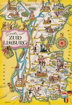 ZUID LIMBURG Landkaart (Rechte Rand), Verzamelen, Verzenden, 1960 tot 1980, Ongelopen, Limburg