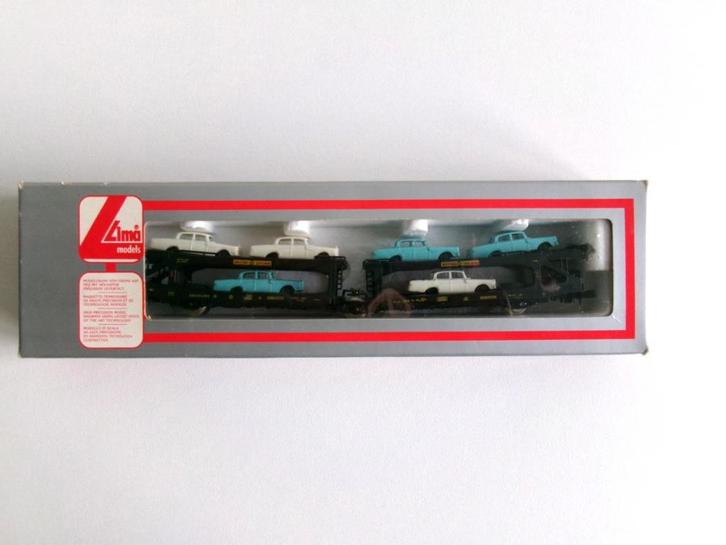 Lima N 320792 Autotransportwagon (in ovp), Hobby en Vrije tijd, Modeltreinen | N-Spoor, Zo goed als nieuw, Wagon, Gelijkstroom