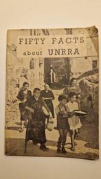 Historische  UNRRA folder uit 1945, Ophalen of Verzenden, Gebruikt