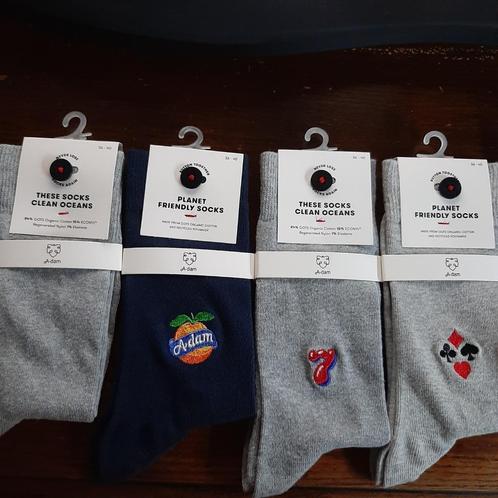 🧦Nieuw: 6 paar A-dam sokken met knoop - Maat 36-40🏷️€9 p.p, Kleding | Heren, Sokken en Kousen, Nieuw, Maat 39 t/m 42, Blauw