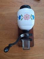 Vintage Koffiemolen met Bloemenmotief, Ophalen of Verzenden