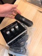 Behringer um2 u-phoria + devine microfoon plus xlr verlengka, Ophalen of Verzenden, Zo goed als nieuw, Spiegelreflex, Overige Merken