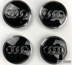 AUDI Logo Naafdop (set) ø 61 mm 4M0601170 Naafkap ZWART