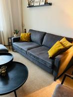 Grote industriële bank 2,06 mtr Staalgrijs. 3zits, Huis en Inrichting, Banken | Bankstellen, Ophalen, Driepersoons, Zo goed als nieuw