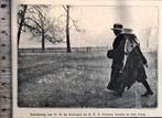Den Haag 1922, Koningin en prinses wandelen bij hertenkamp, Verzenden, Voor 1940, Gebruikt, Overige onderwerpen
