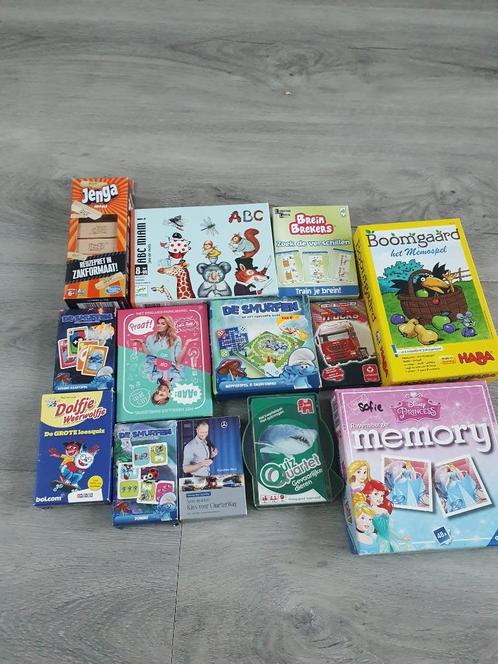 heel veel kleine spelletjes 5 spellen voor 2 euro, Hobby en Vrije tijd, Gezelschapsspellen | Bordspellen, Zo goed als nieuw, Drie of vier spelers