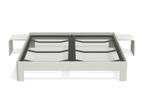 Auping Auronde bed 180x200 Wit incl. tafeltjes, Huis en Inrichting, Slaapkamer | Bedden, Ophalen, Wit, Tweepersoons, 180 cm