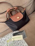 Longchamp Mini Zwart - Nieuw, Ophalen of Verzenden, Nieuw, Zwart, Schoudertasje