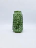 Vintage West Germany vaas Scheurich Inka Groen 260-15, Ophalen of Verzenden
