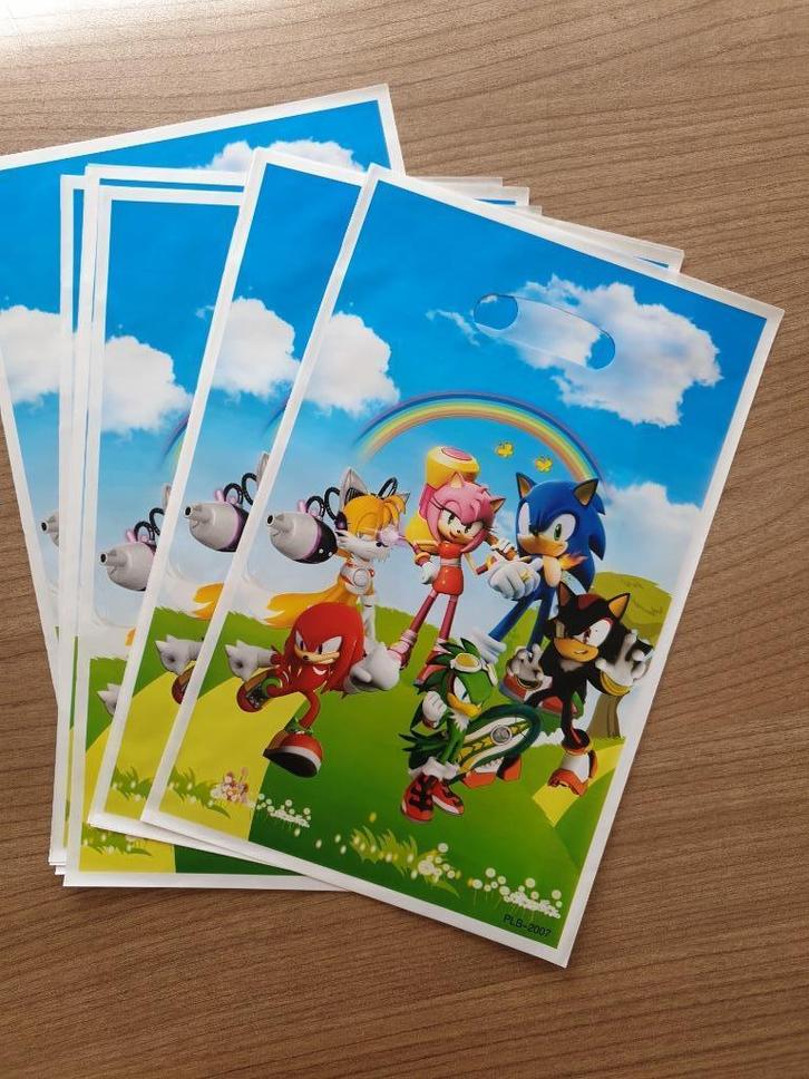 Leuke sonic traktatie zakjes!, Hobby en Vrije tijd, Feestartikelen, Nieuw, Feestartikel, Overige, Ophalen of Verzenden