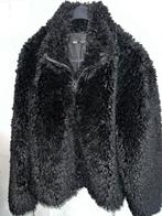 Zara fake fur toffe zwarte jas ( nieuw Z.K ) mt M t/m L, Ophalen of Verzenden, Nieuw, Maat 42/44 (L), Zwart