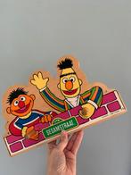 Vintage retro kapstok hout Bert Ernie Sesamstraat Henson, Huis en Inrichting, Wandkapstok, Ophalen of Verzenden, Zo goed als nieuw