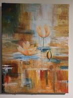 Schilderij Waterlelies, Antiek en Kunst, Ophalen of Verzenden